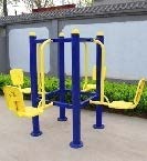 户外运动设施四位坐蹬训练器248*248*205